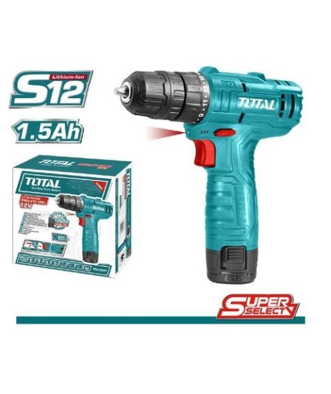 شنيور بطارية شحن 12 فولت ليثيوم من توتال - TDLI12415