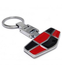 ميداليه مفاتيح سياره جيلي من المعدن المطلى نيكل لامع لوجو على الوجهين