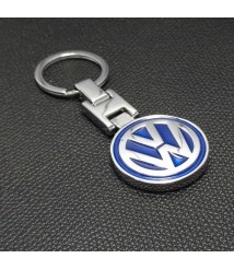 ميداليه مفاتيح سياره فوليكس من المعدن المطلى نيكل لامع لوجو على الوجهين