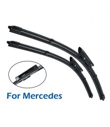 شفرات المساحات لسيارة مرسيدس بينزن في الزجاج الأمامي 