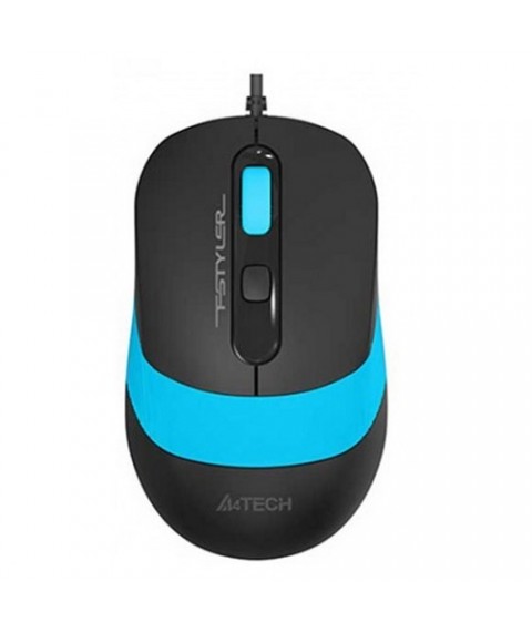 ايه فور تيك ماوس يو اس بي  Mouse Wired A4tech FM10 Blue أزرق