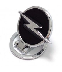 ميداليه مفاتيح سياره أوبل من المعدن المطلى نيكل لامع لوجو على الوجهين