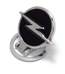 ميداليه مفاتيح سياره أوبل من المعدن المطلى نيكل لامع لوجو على الوجهين