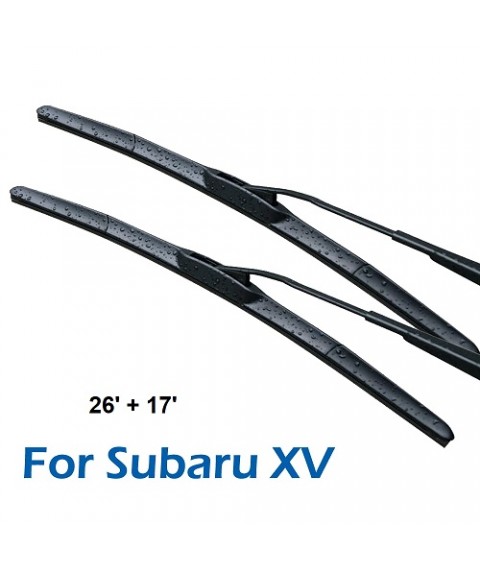 شفرات المساحات لسيارة سوبارو اكس في الزجاج الأمامي 