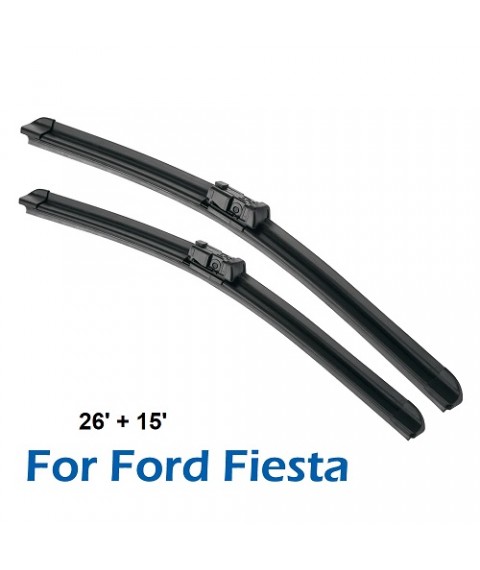 شفرات المساحات لسيارة فورد فستيا الزجاج الأمامي 