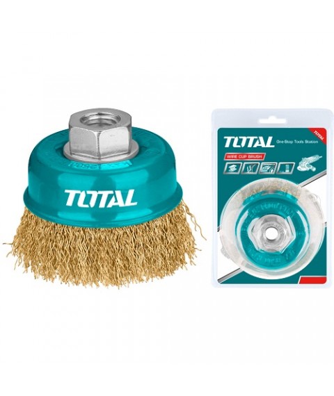 فرشاة نحاس كوباية حرة 75 مم من توتال TAC31031