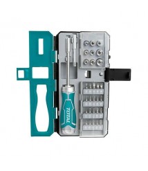 مفك سيستيم مع طقم سنون 33 ق من توتال TACSD30336