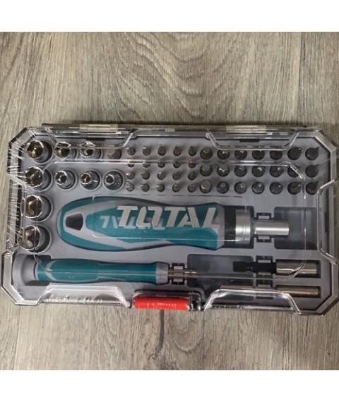 طقم مفك سنون 55 قطعة توتال  TACSD30556