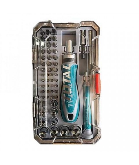 طقم مفك سنون 55 قطعة توتال  TACSD30556