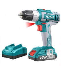 شنيور بطارية 20 فولت 2 بطاريه 2 امبير من توتال  TIDLI200215