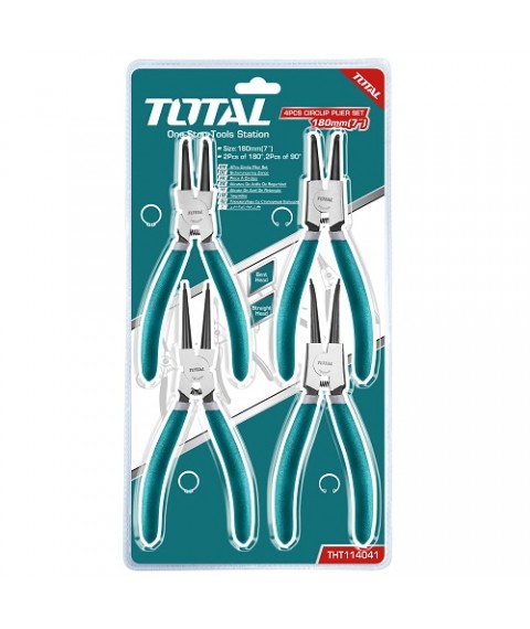 طقم بنس تيل 4 قطع من توتال THT114041