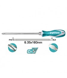 مفك قلاب عادة وصليبة من توتال  THT250206