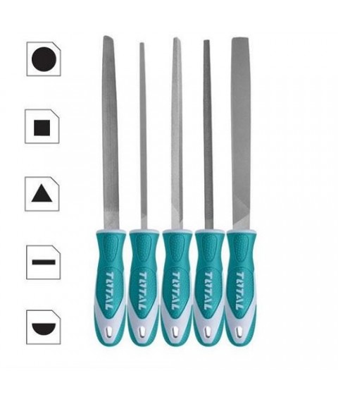 طقم مبرد حدادى 5 قطع 8 بوصة من توتال THT918516