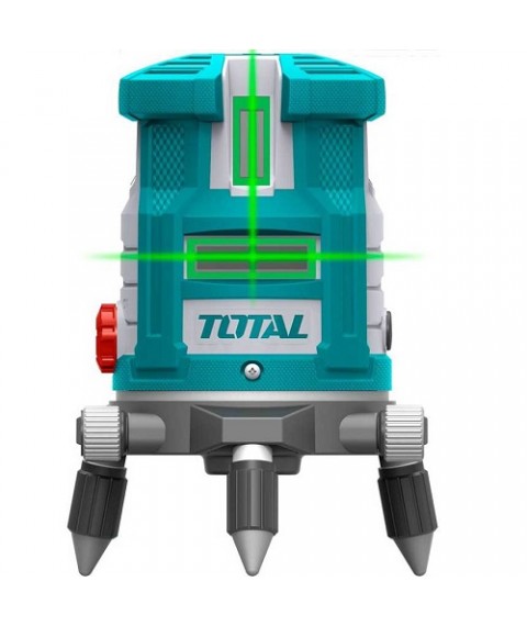 ميزان ليزر 5 خط 30 متر اخضر من توتال TLL306505 