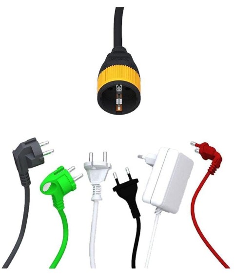 باور لوك 4 فيشة احمال ذكر & 4 فيشة نتاية احمال 