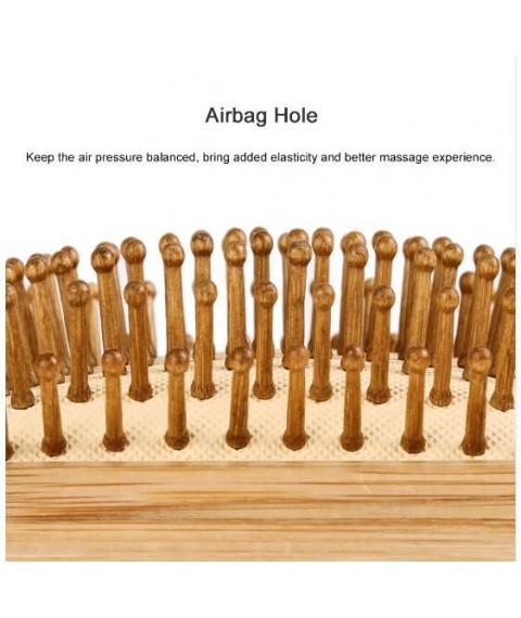  مشط تدليك خشبي صغير الحجم ومريح للرأس ، مشط فرشاة شعر من الخشب الطبيعي