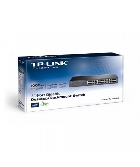 GB Switch 24 ports TP-Link (SG1024D) Metal   سويتش  TL-SG1024D