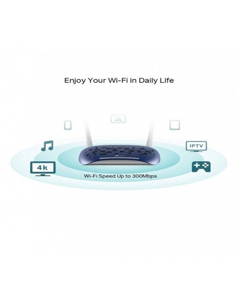   راوتر  VDSL/ADSL Modem Router TP-Link 300Mbps-Wi-Fi    TD-W9960