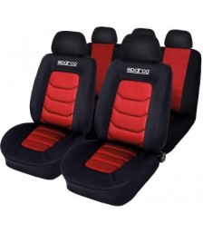 سباركو غطاء لمقعد السيارة - احمر/اسود