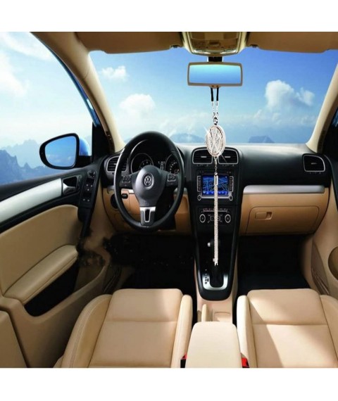 قلادة ومعطر جو  السيارة بشعار السيارة VW