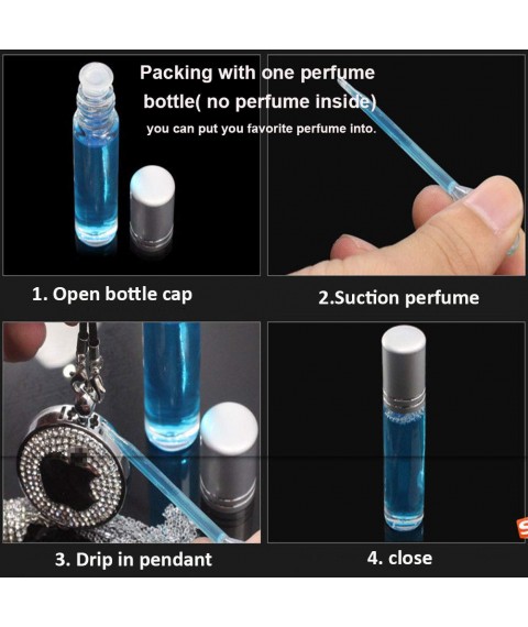 قلادة ومعطر جو  السيارة بشعار السيارة BMW