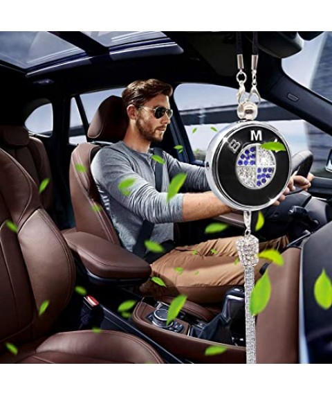 قلادة ومعطر جو  السيارة بشعار السيارة BMW