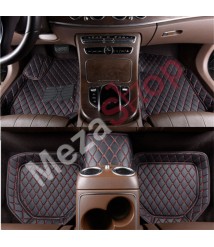 دواسات 7D لجميع انواع السيارات يونيفرسال خمس قطع - لون اسود 