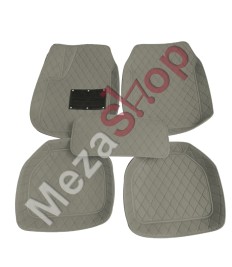 دواسات 7D لجميع انواع السيارات يونيفرسال خمس قطع -رمادي