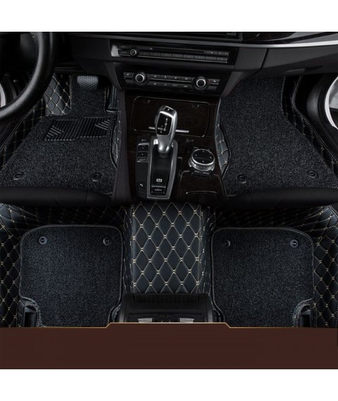 دواسات 7D متخصصة لسيارة هيونداي توسان  ثلاث قطع 