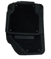 -طقم دواسات جلد * موكيت 9 قطع للسيارة- اسود