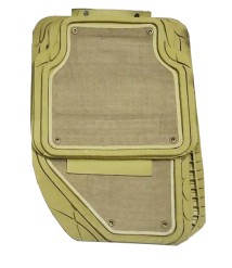 -طقم دواسات جلد * موكيت 9 قطع للسيارة- بيج