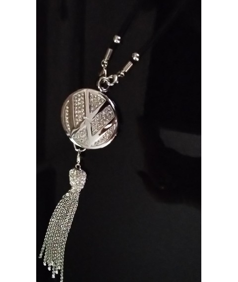 قلادة ومعطر جو  السيارة بشعار السيارة VW