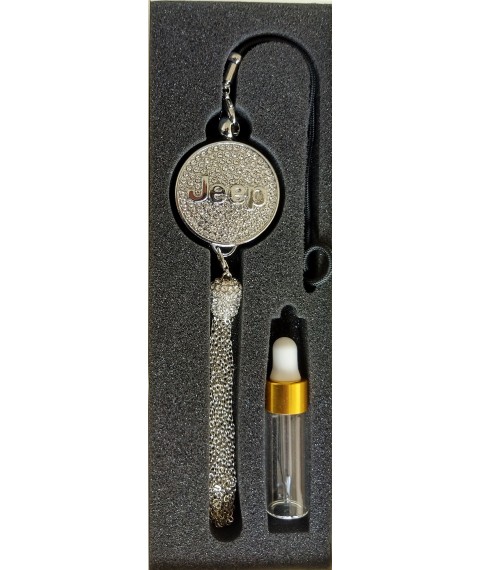 قلادة ومعطر جو  السيارة بشعار السيارة JEEP
