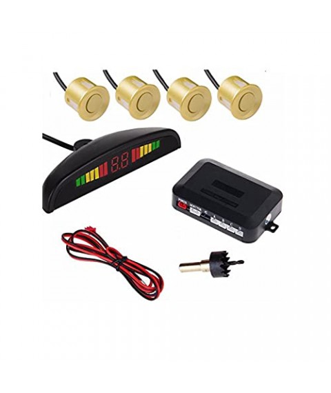 باركنج سينسور حساسات إصطيفاف لجميع السيارات اللون ذهبي