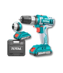 شنيور بطارية 20 فولت 2 بطاريه 2 امبير من توتال  TIDLI200215