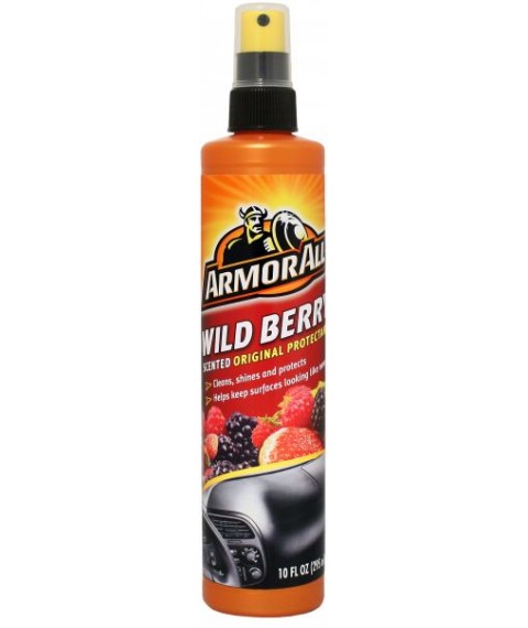 بخاخ سائل تلميع و حماية الطبلون مظهر لامع برائحة التوت البرى من ارمورال 