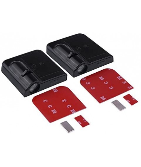 لوجو باب سيارة ظل ضوء الصمام هيونداي  - 2 قطعة