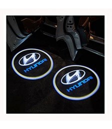 لوجو باب سيارة ظل ضوء الصمام هيونداي  - 2 قطعة