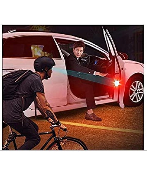 أضواء باب السيارة LED إشارة التحذير للقادم من الخلف لون احمر