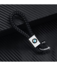سلسلة مفاتيح جلد بشعار معدنى لسيارة BMW