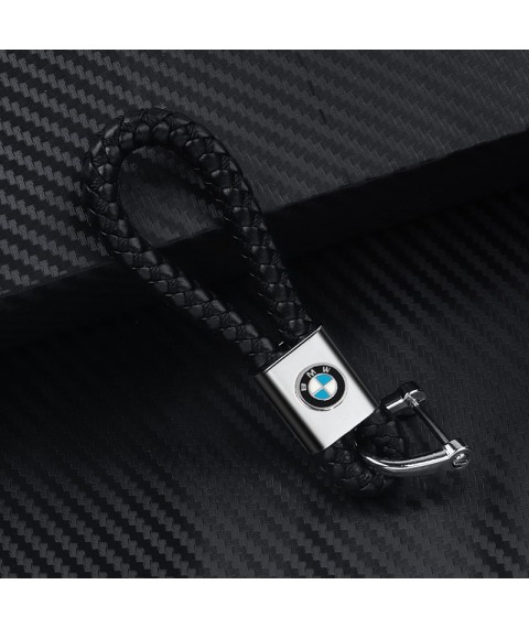 سلسلة مفاتيح جلد بشعار معدنى لسيارة BMW