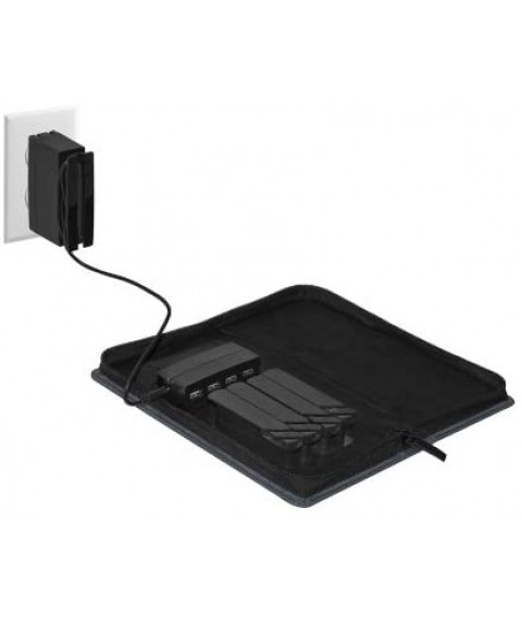 أفيك شاحن و محطة شحن محمولة 4 مخرج USB5