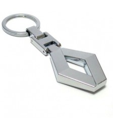 ميداليه مفاتيح سياره رينو من المعدن المطلى نيكل لامع لوجو على الوجهين