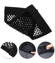 شبكة تخزين صندوق السيارة ، قطعة من شبكة تخزين شنطة السيارة ، منظم وملصق جداري شبكى من النايلون إضافة إلى حقيبة السيارة