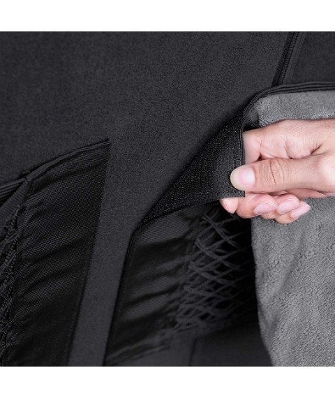 شبكة تخزين صندوق السيارة ، قطعة من شبكة تخزين شنطة السيارة ، منظم وملصق جداري شبكى من النايلون إضافة إلى حقيبة السيارة