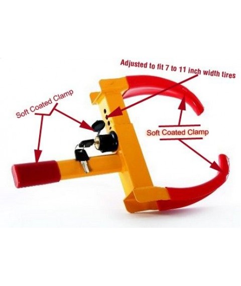 كلبش عجل السيارة