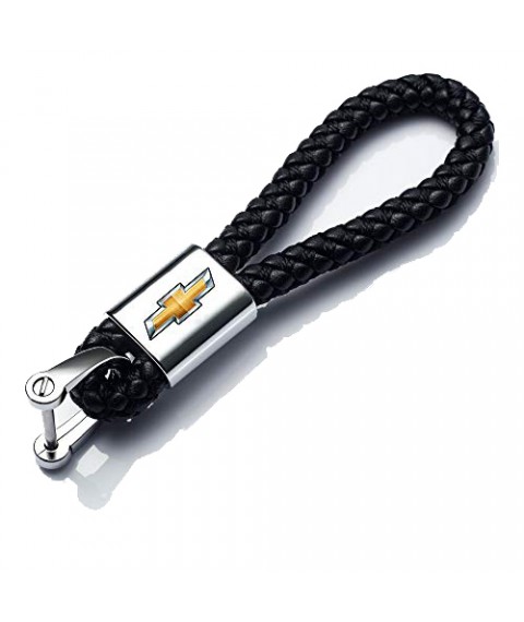 سلسلة مفاتيح جلد بشعار معدنى لسيارة شيفورلية 