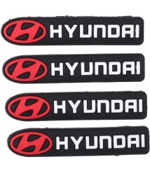 طقم صدادات حماية باب السيارة هيونداي ، 4 قطع