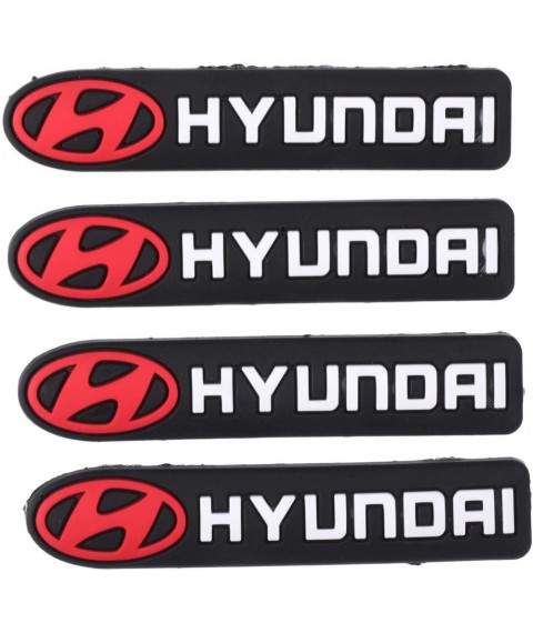 طقم صدادات حماية باب السيارة هيونداي ، 4 قطع