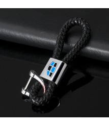 سلسلة مفاتيح جلد بشعار معدنى لسيارة جيلى